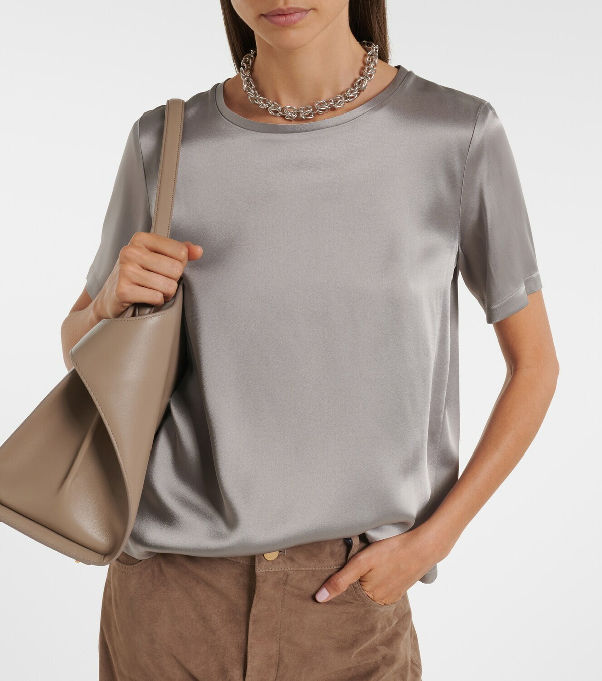 'S Max Mara Satin T-shirt