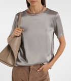 'S Max Mara Satin T-shirt