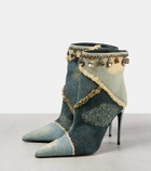 Dolce&Gabbana Embellished denim ankle boots