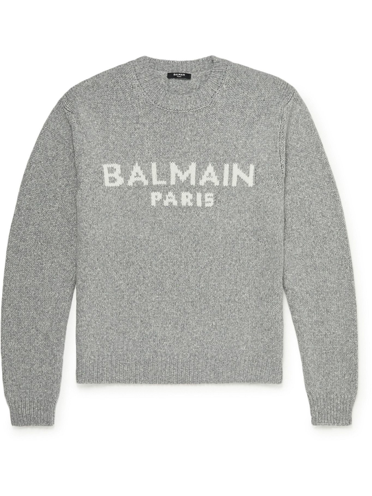 Balmain best sale sweatshirt grey