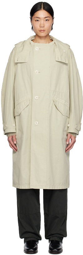 Photo: LEMAIRE Green Hooded Coat