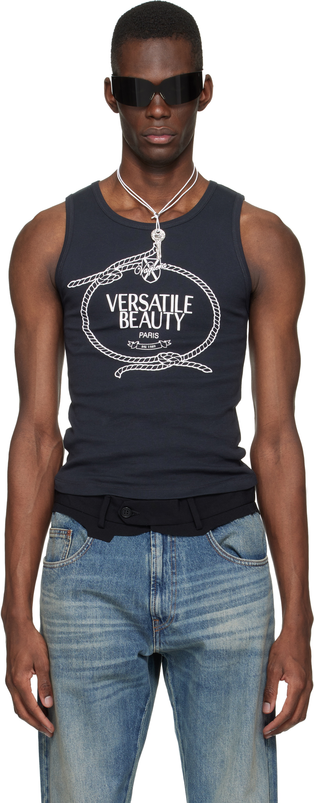 VAQUERA Black 'Versatile Beauty' Tank Top