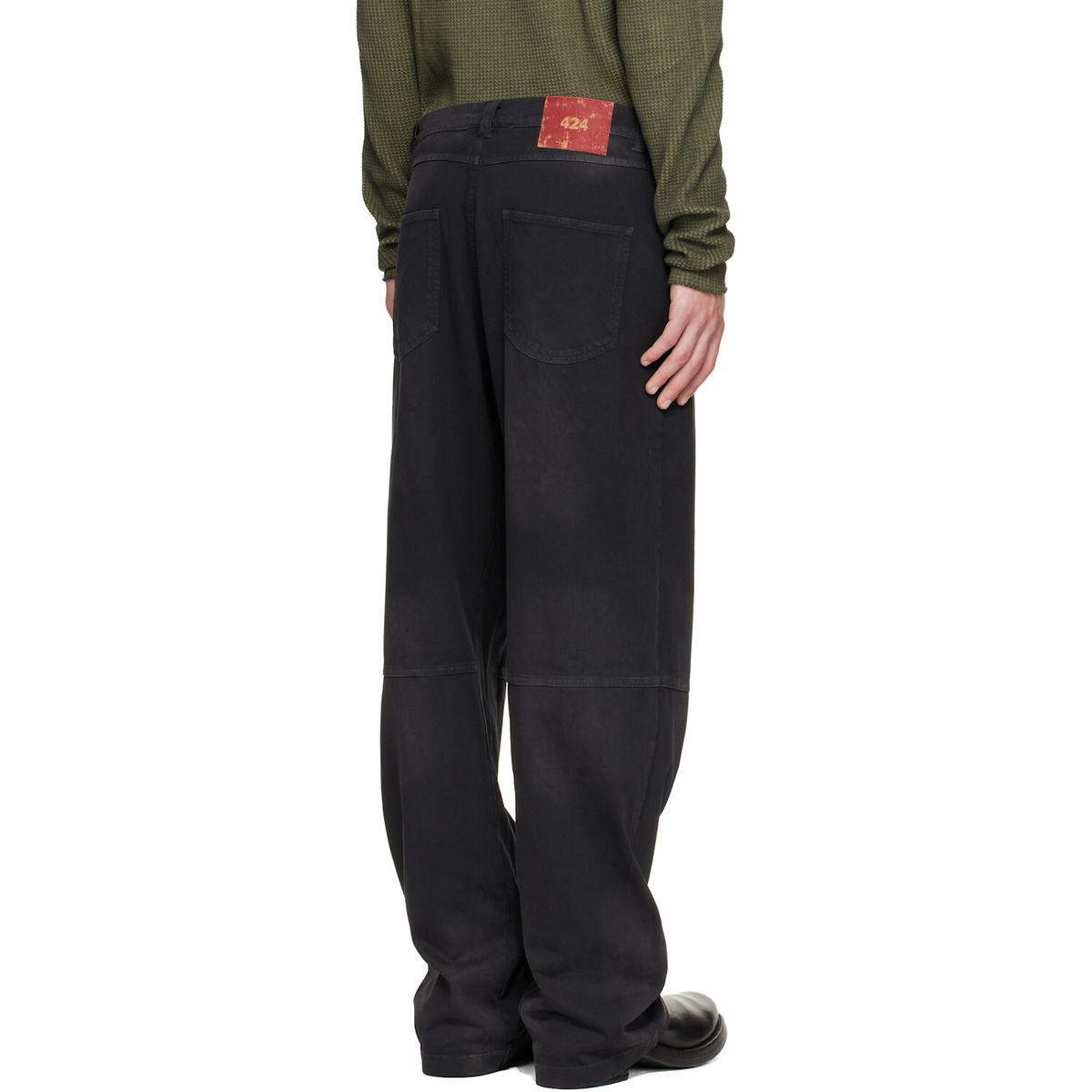 424 Black Academy Trousers