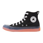 Converse Black and Pink Chuck Taylor All Star Sneakers
