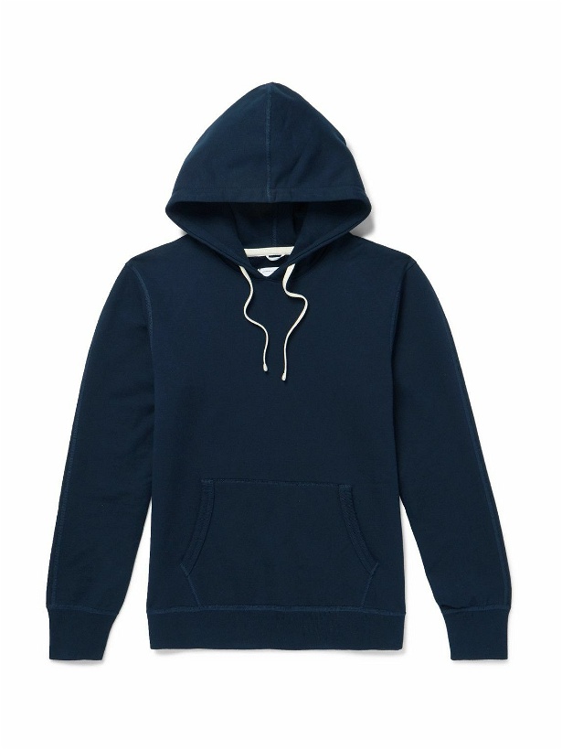 Photo: Reigning Champ - Loopback Cotton-Jersey Hoodie - Blue