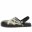 Rick Owens Men's Megalace Slip On Mule in Black