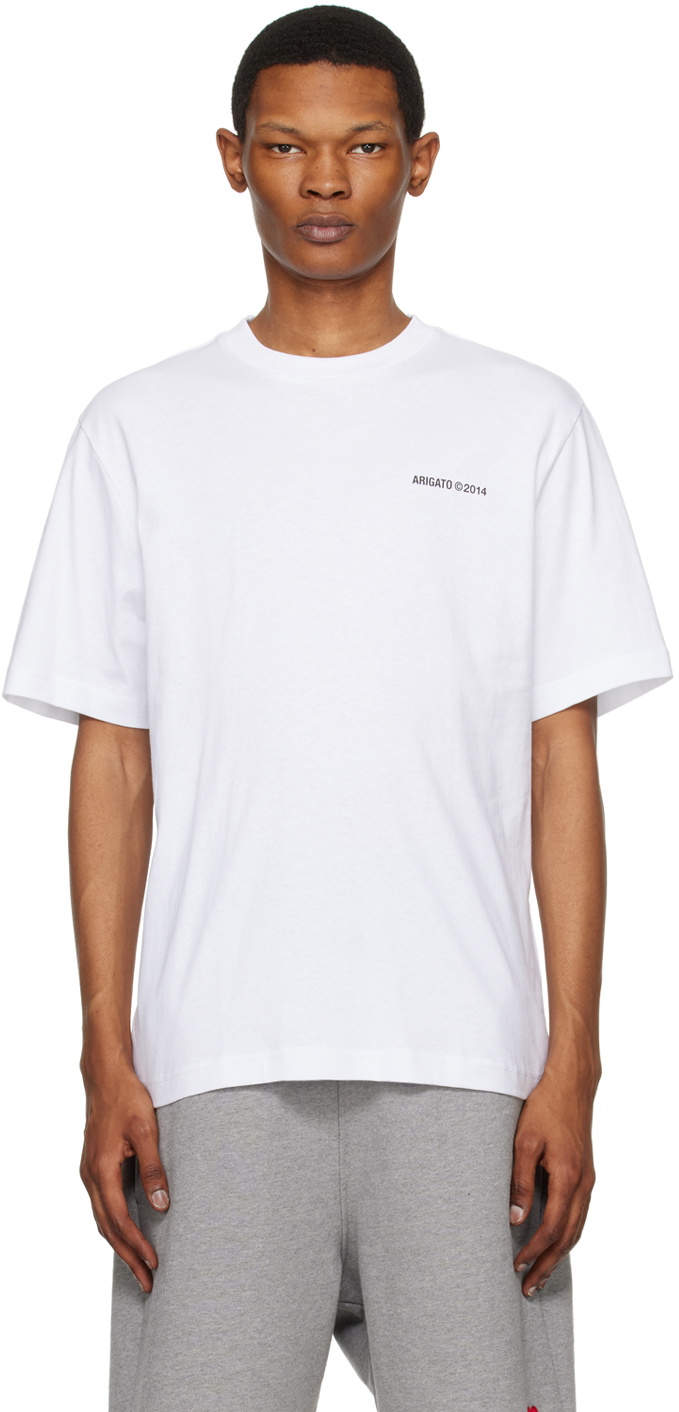 Axel Arigato White Monogram T-Shirt Axel Arigato