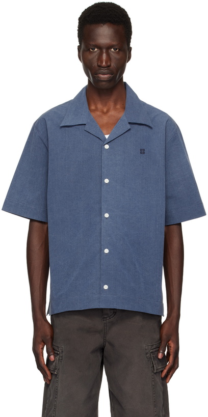 Photo: Givenchy Blue Ozone Washed Shirt