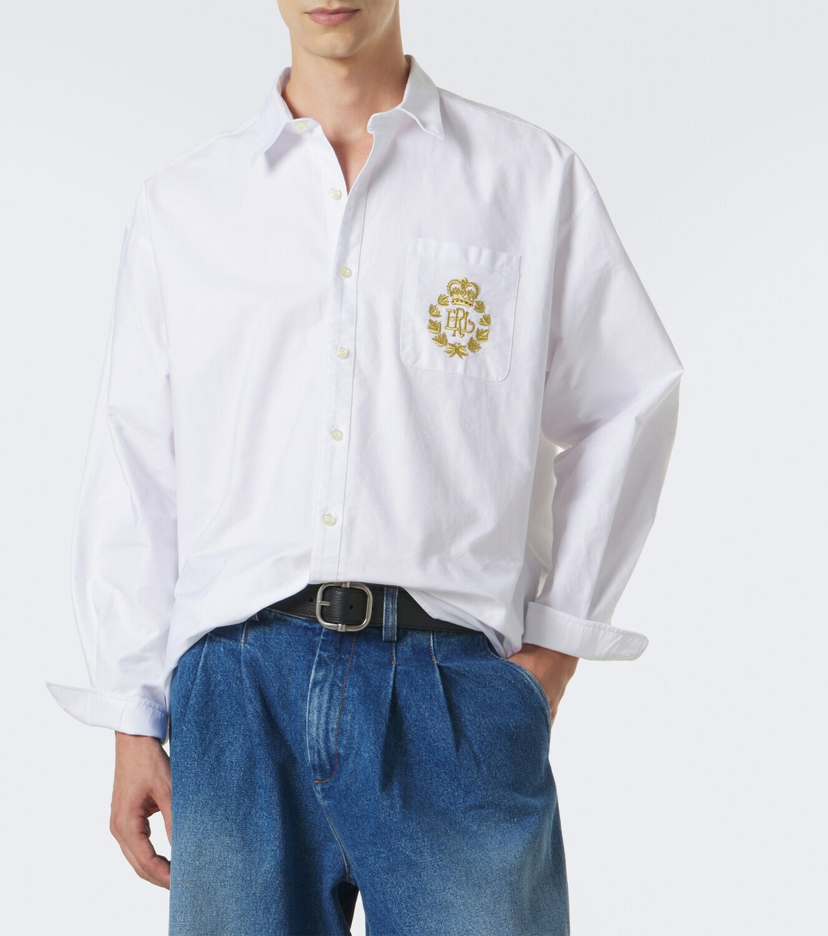ERL Embroidered cotton shirt