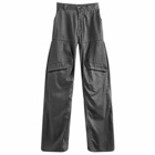 Y/Project Women's Pop-Up Pants in Washed Black