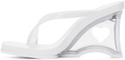 Melissa White Glass Heels