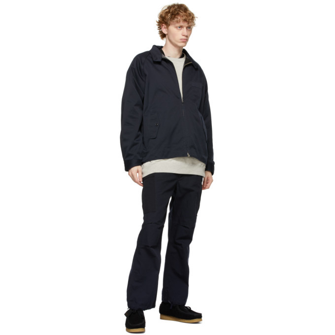 Nanamica Navy Gore-Tex® Chino Crew Jacket