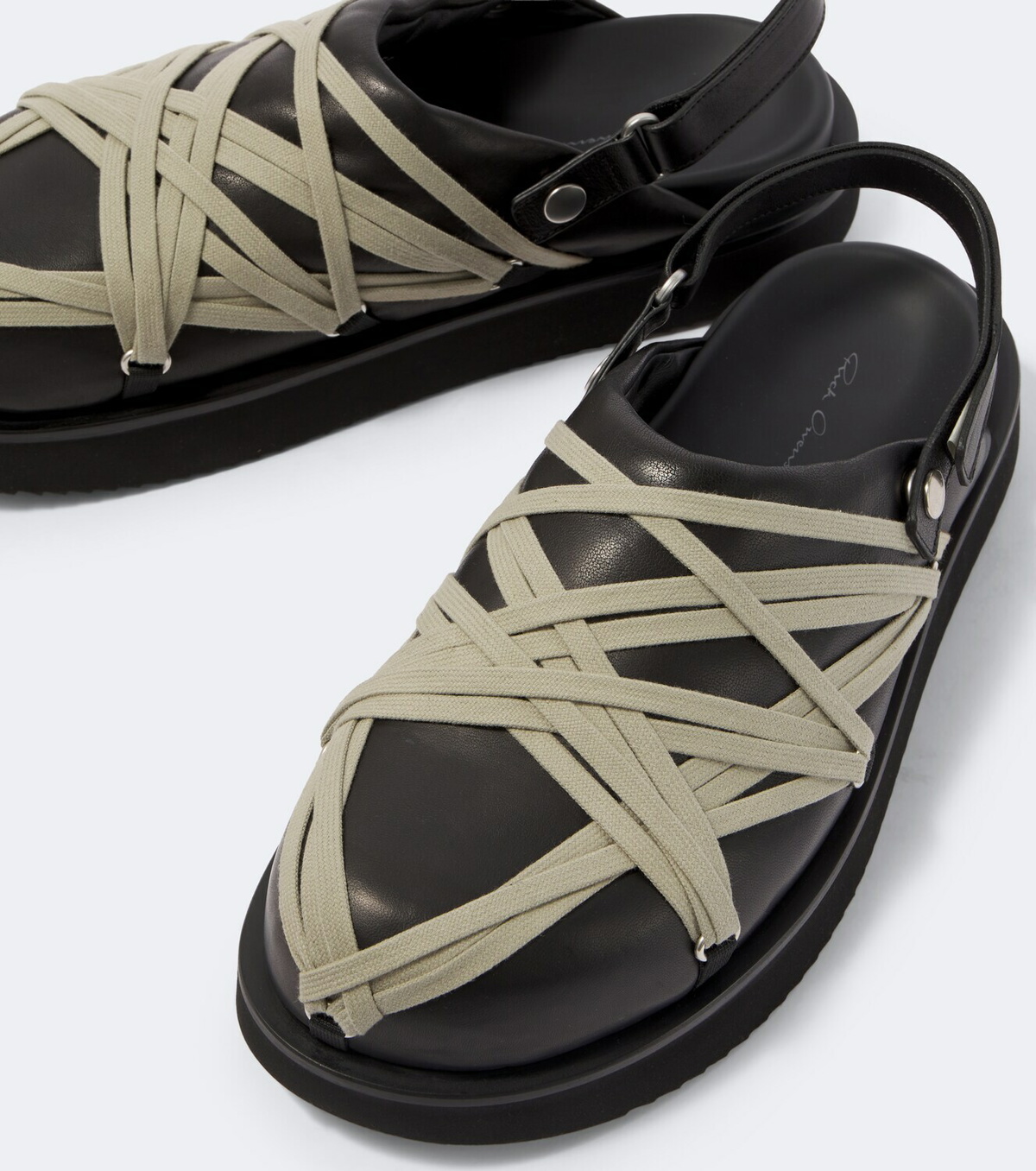 Rick Owens Megalace leather mules