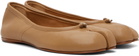 Maison Margiela Tan Tabi Ballerina Flats