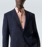 Etro Printed jersey blazer