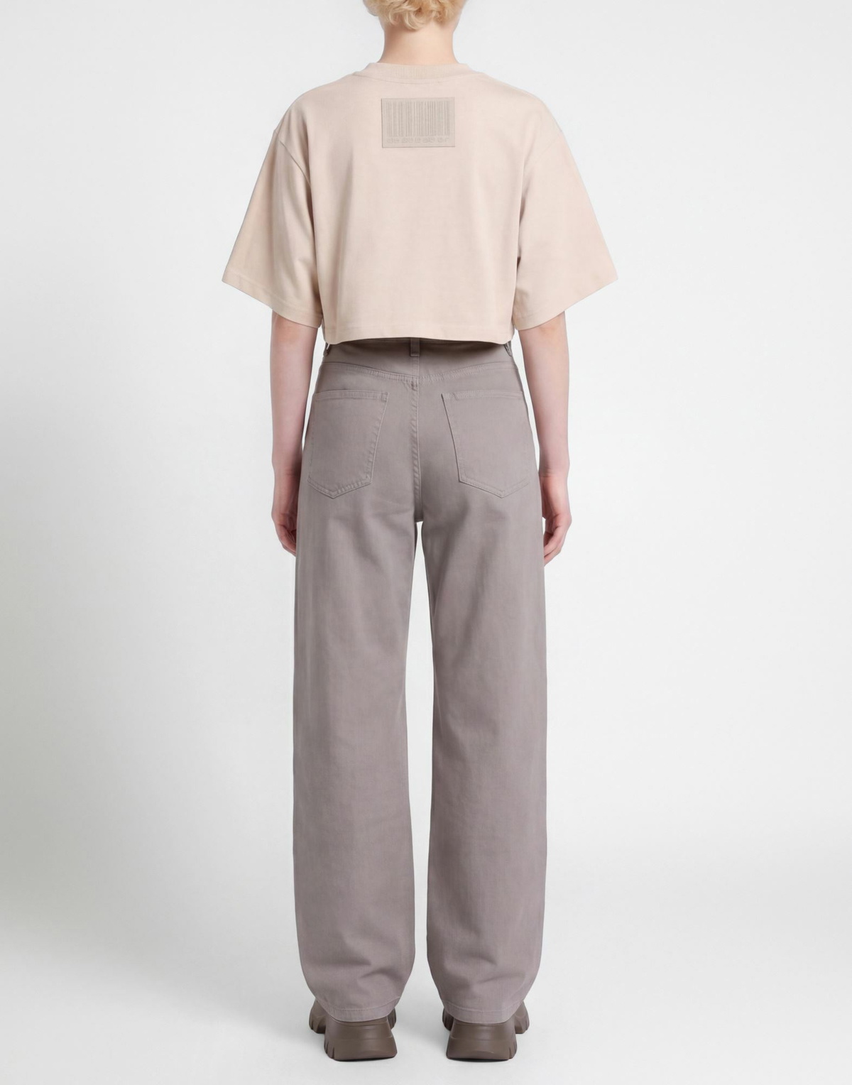 Vtmnts Womens T-shirt in Beige