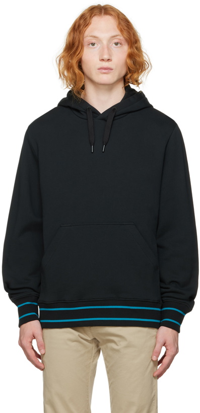 Photo: PS by Paul Smith Black Happy Hoodie