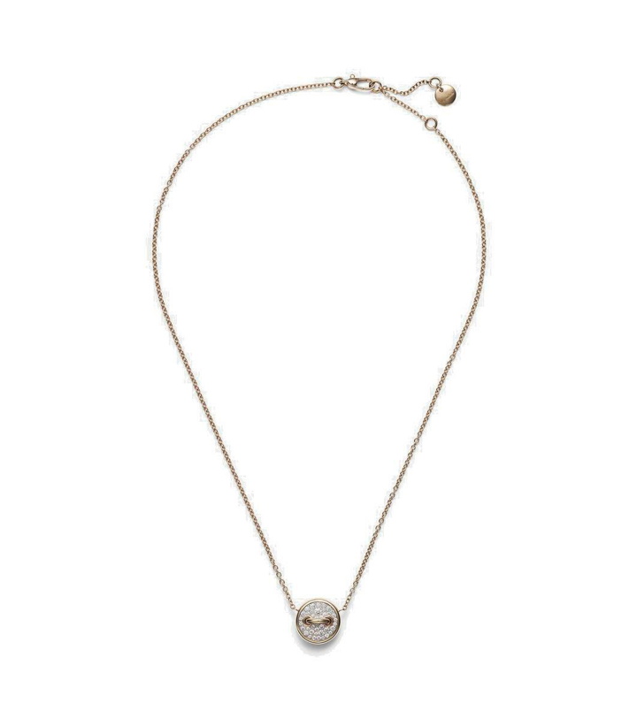 Photo: Pomellato Pom Pom Dot 18kt rose gold pendant necklace with mother-of-pearl and diamonds