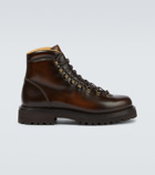 Brunello Cucinelli - Lace-up leather ankle boots