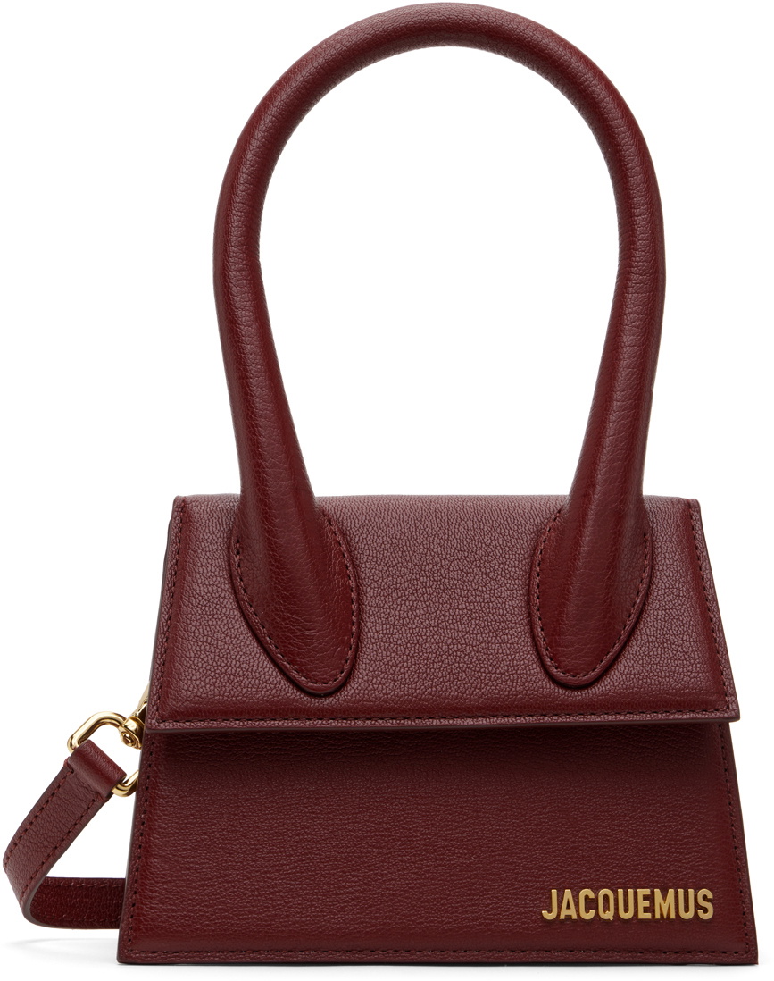 jacquemus bag burgundy