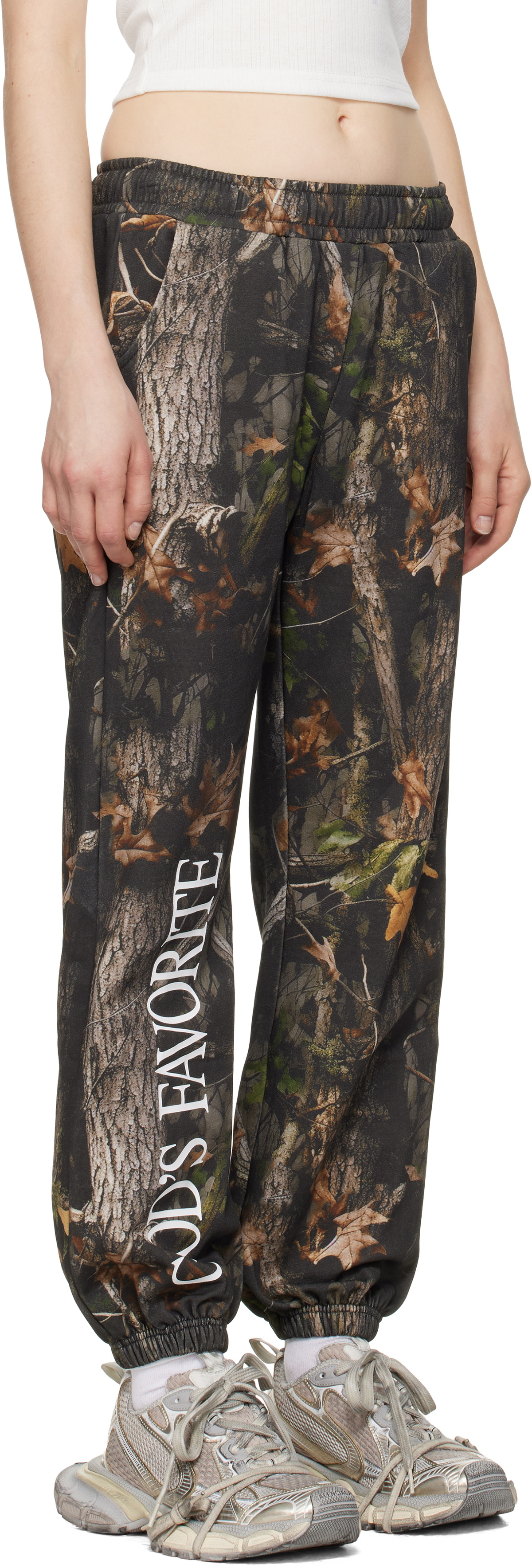 Praying Khaki 'God's Favorite' Real Tree Sweatpants