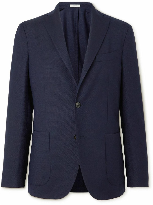 Photo: Boglioli - Unstructured Wool-Hopsack Suit Jacket - Blue
