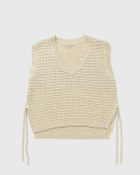 ØLÅF OPEN KNIT VEST White Women