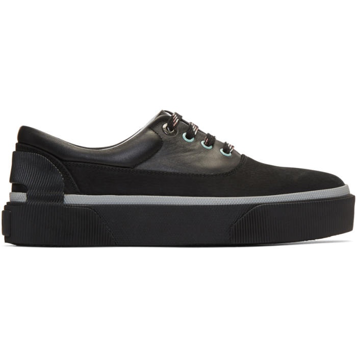 Photo: Lanvin Black Leather Oxford Sneakers