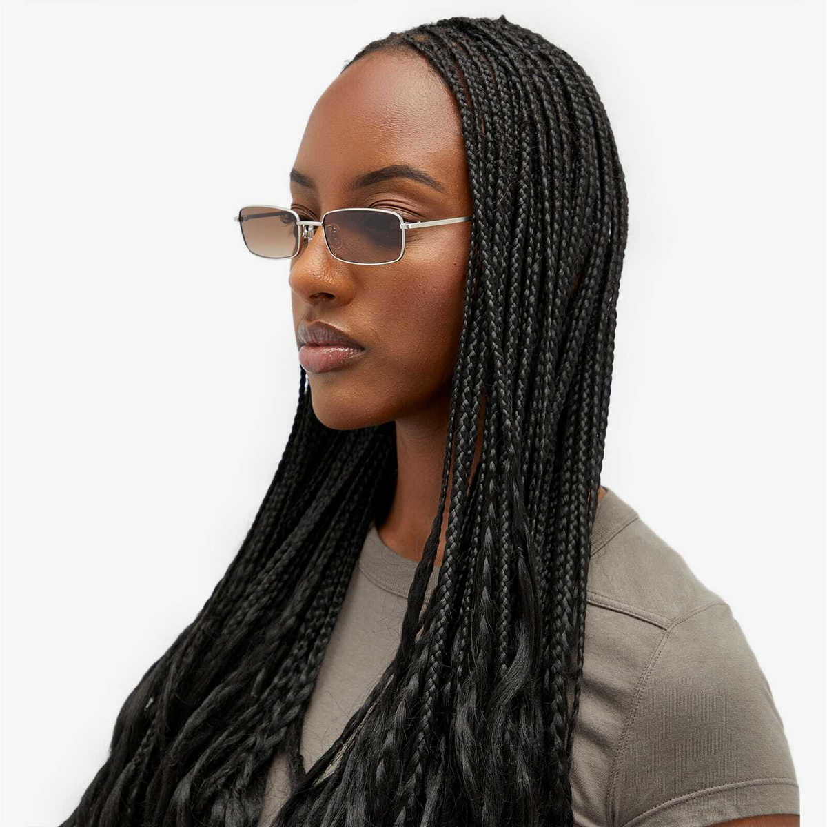 DMY Studios Women's Olsen Sunglasses in Gradient Brown 