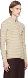 Jacquemus Beige Le Raphia 'La Maille Luis' Sweater