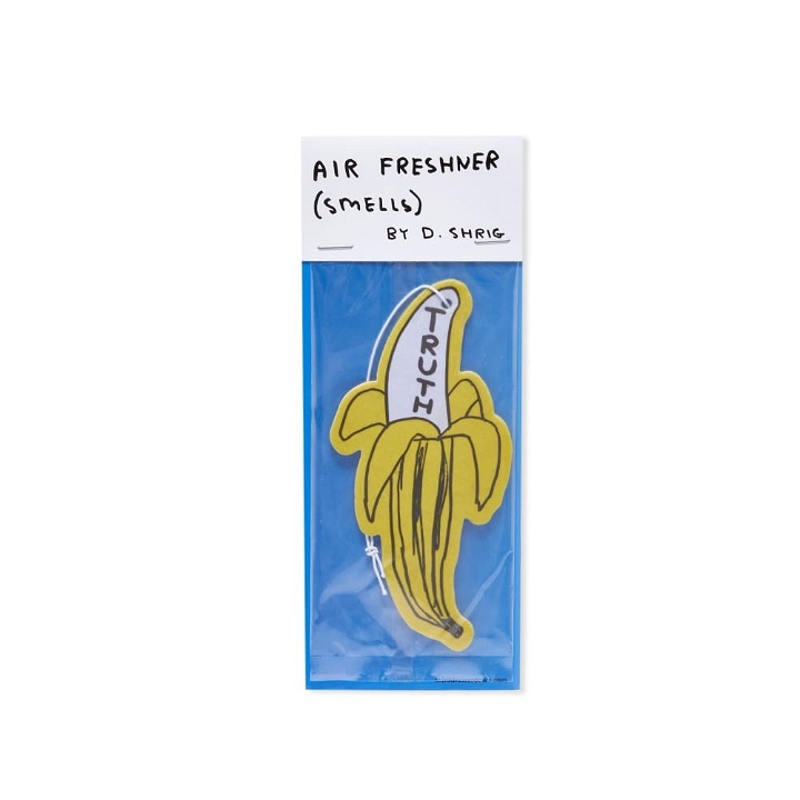 Photo: David Shrigley  Truth Banana Air Freshener