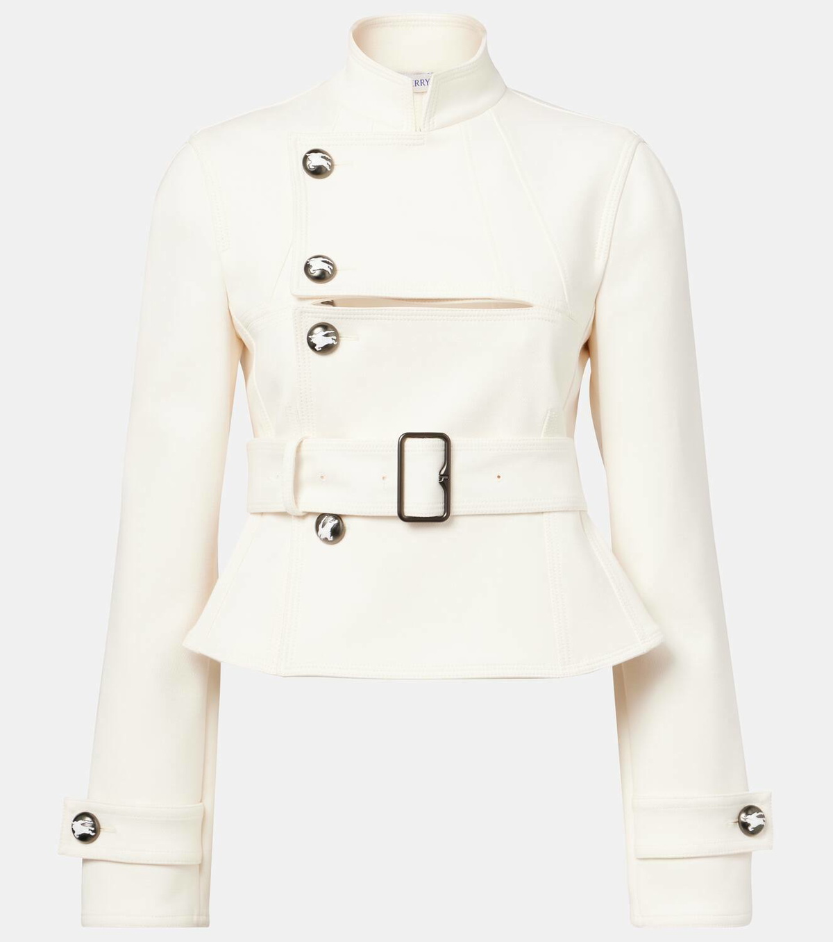 Burberry Belted cutout jacket