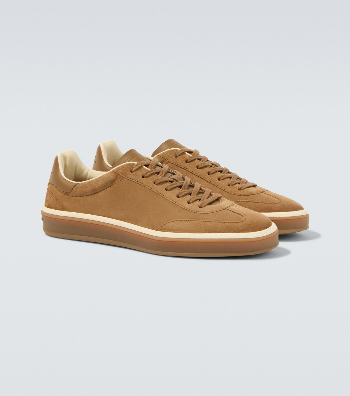 Loro Piana Tennis Walk suede sneakers