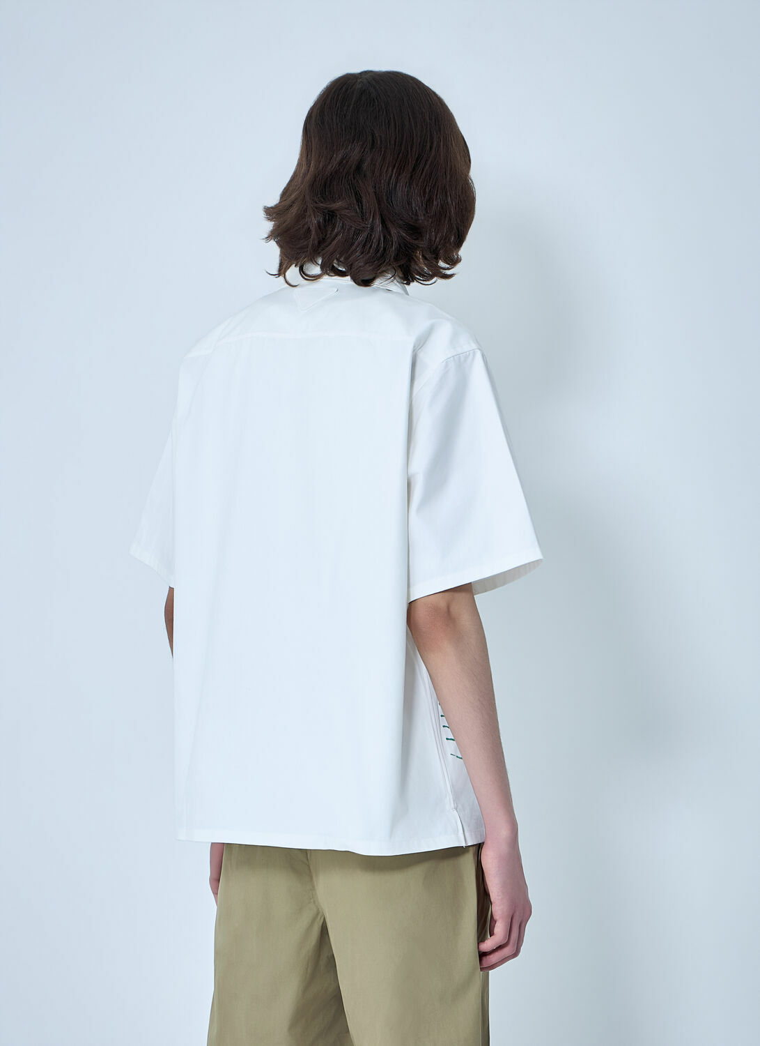 Prada Wave-Print Oversized Shirt