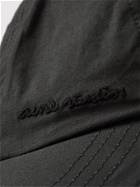 ACNE STUDIOS - Logo-Embroidered Cotton-Canvas Baseball Cap - Gray