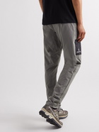 OSTRYA - Gaston Straight-Leg Ripstop-Trimmed Nylon-Blend Trousers - Gray