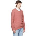 A.P.C. Pink Lorenz Crewneck Sweater