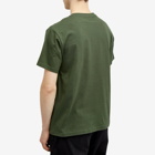 Dime Men's Snow Globe T-Shirt in Forest Green