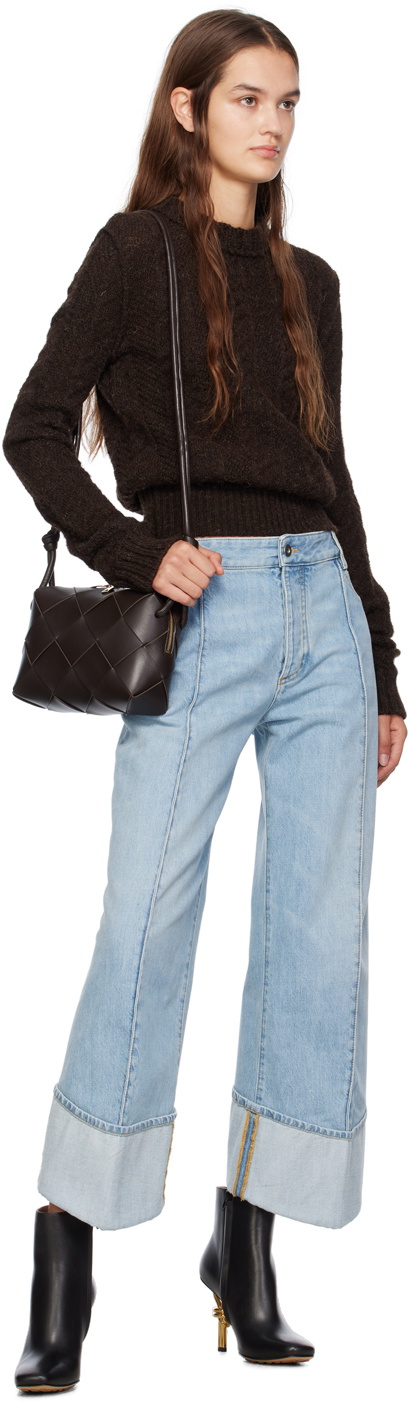 Bottega Veneta Burgundy Small Cassette Camera Bag Bottega Veneta