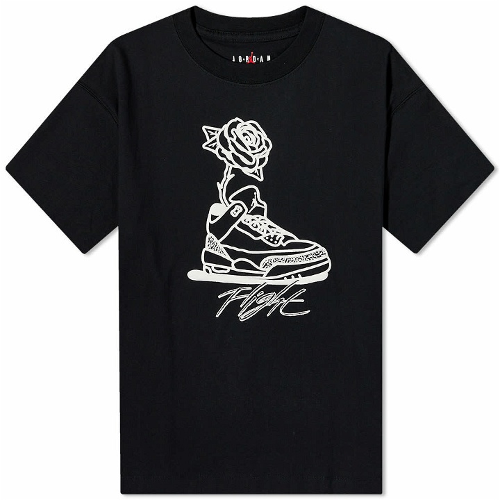 Photo: Air Jordan Men's Flight Floer T-Shirt in Black