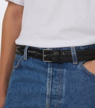 The Row Fisherman woven leather belt