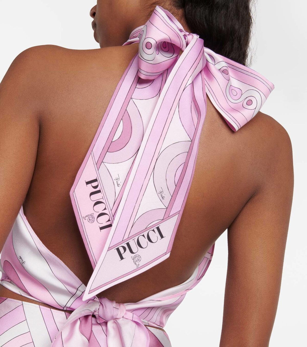 EMILIO PUCCI - kanae Pucci - Printed smoked crop top Emilio Pucci