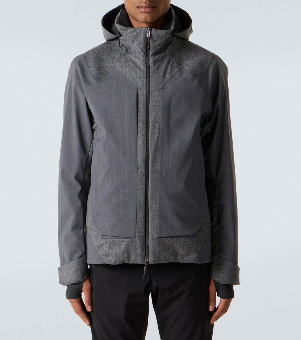 Sease Trace 2.0 pinstripe down jacket