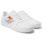 Versace - Heritage Logo-Print Leather Sneakers - White