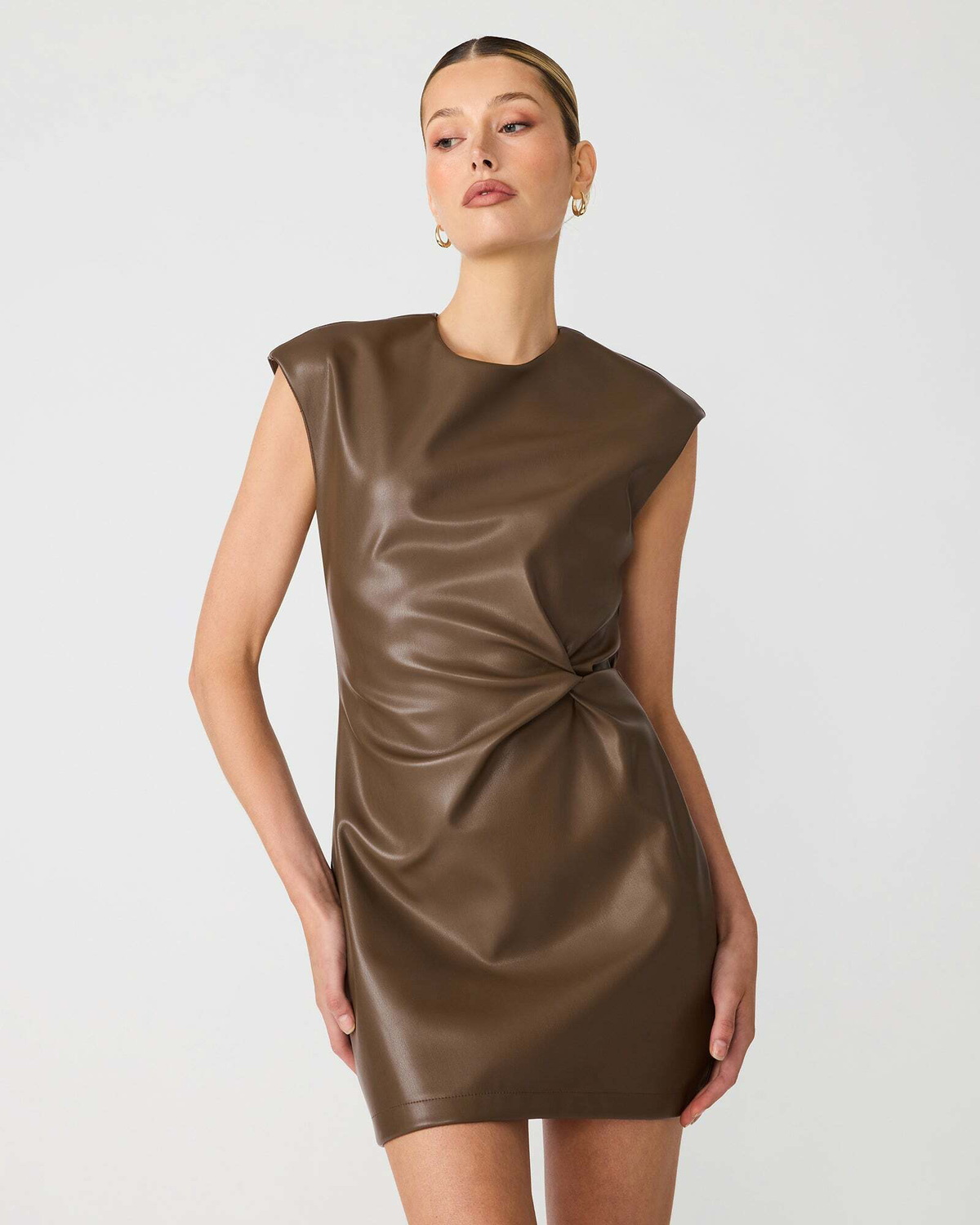 Steve Madden Chiara Mini Dress in Cocoa