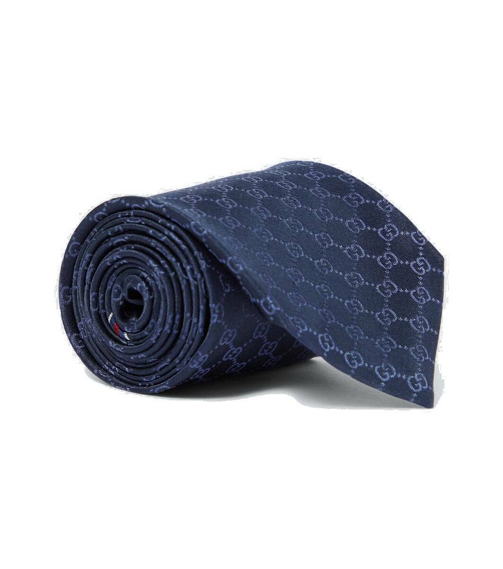 Photo: Gucci GG silk twill tie