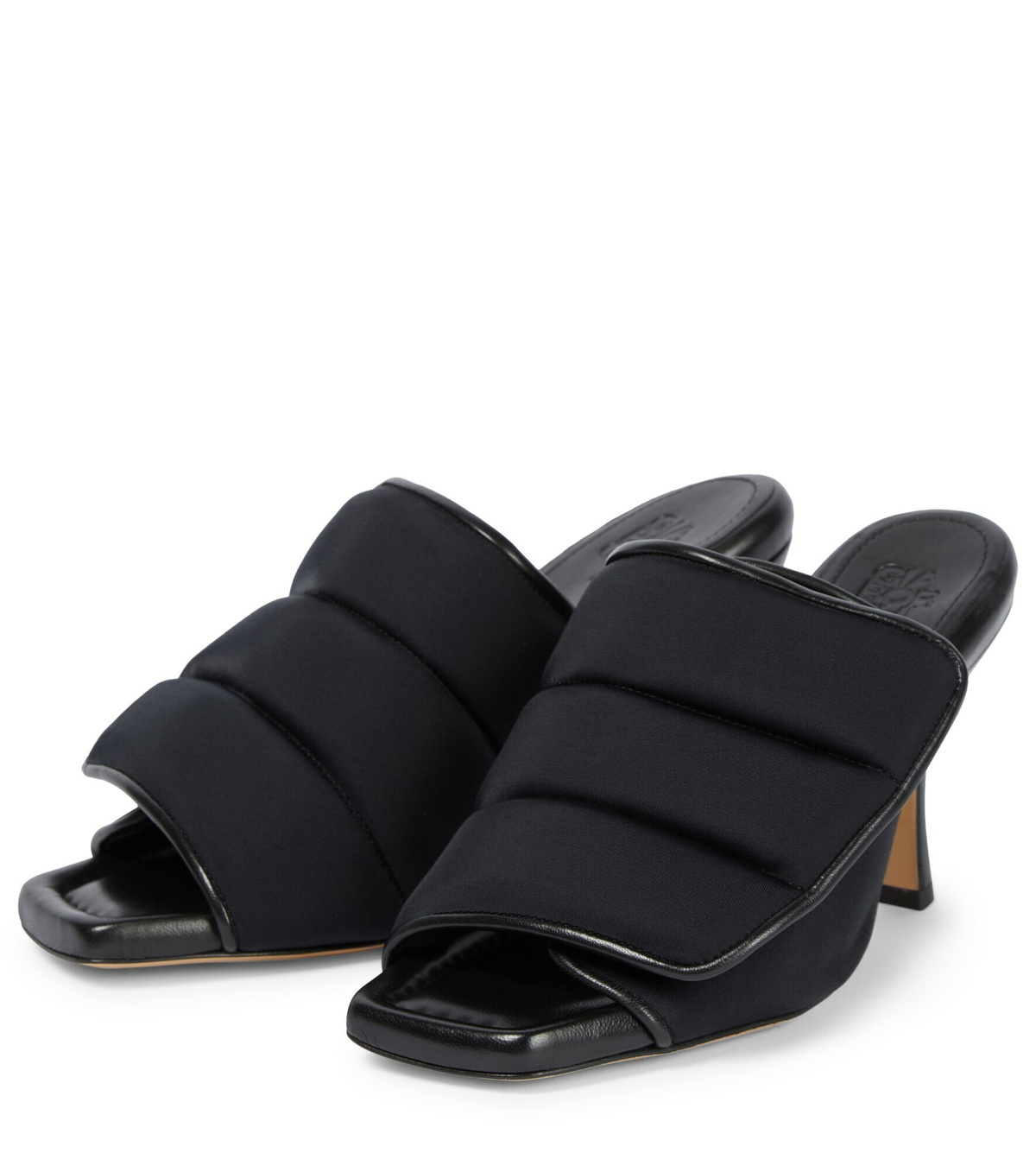 Gia Borghini - Gia 4 leather-trimmed sandals