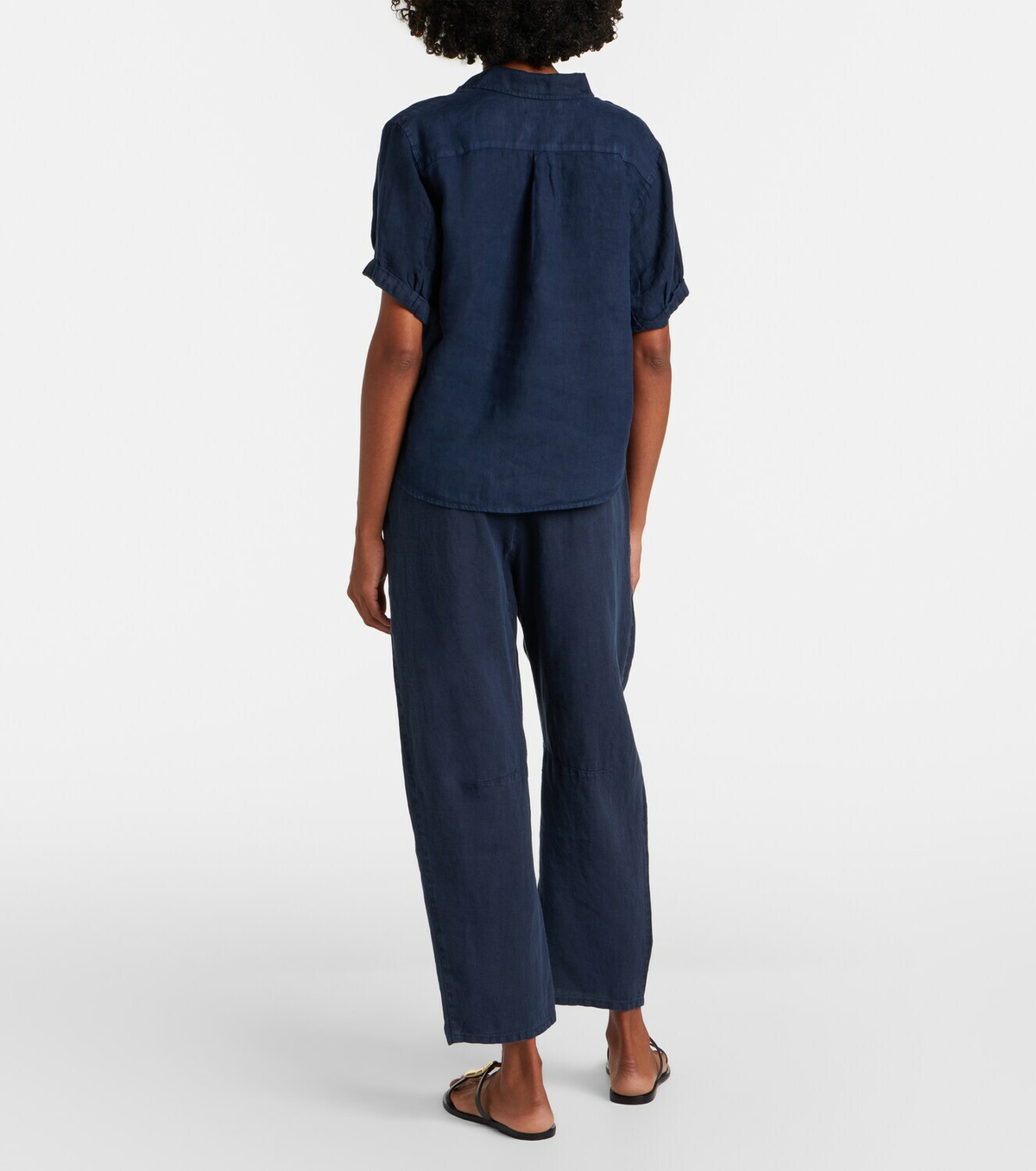Velvet Taylor linen wide-leg pants