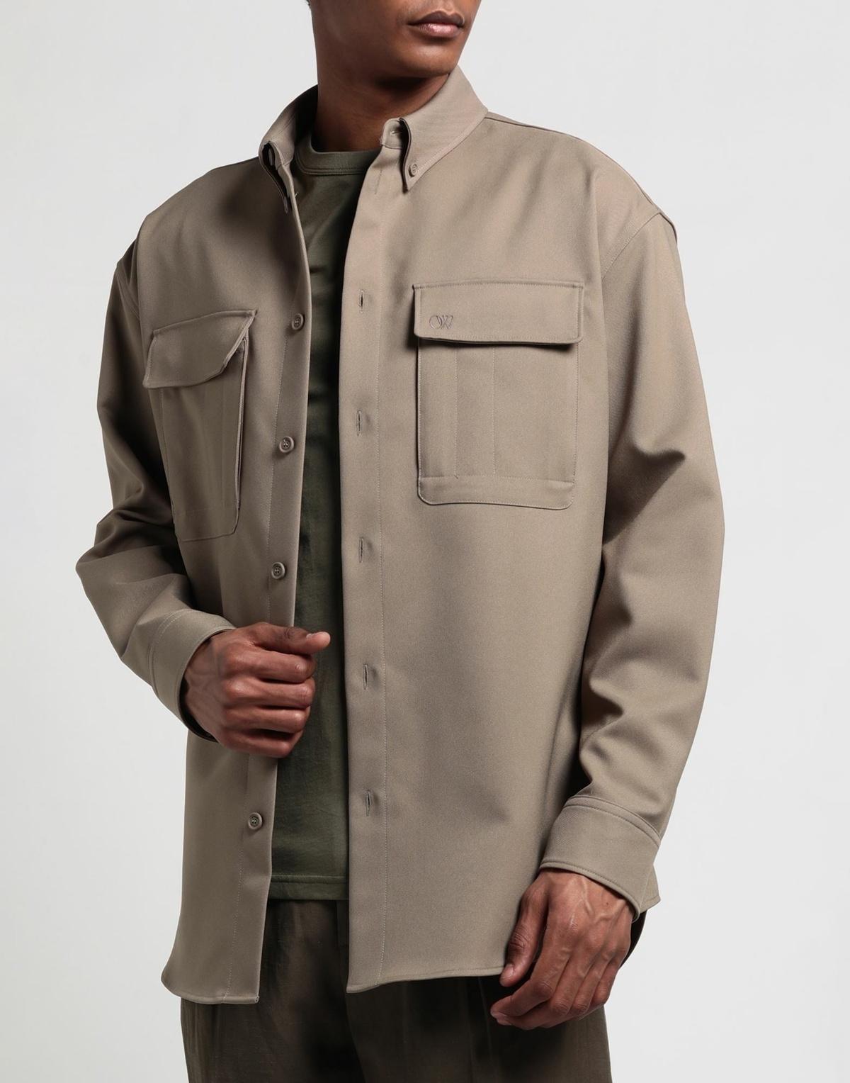 Off-white Mens Shirt in Beige