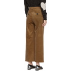Alexachung Brown Corduroy Wide-Leg Trousers